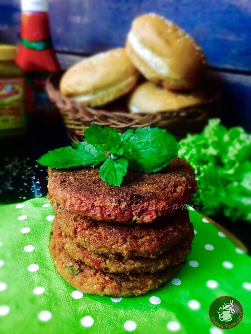 Cracked Wheat And Cottage Cheese Burger Patties Dalia And Paneer