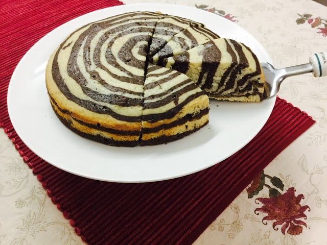 A Zebra Cake for my little one