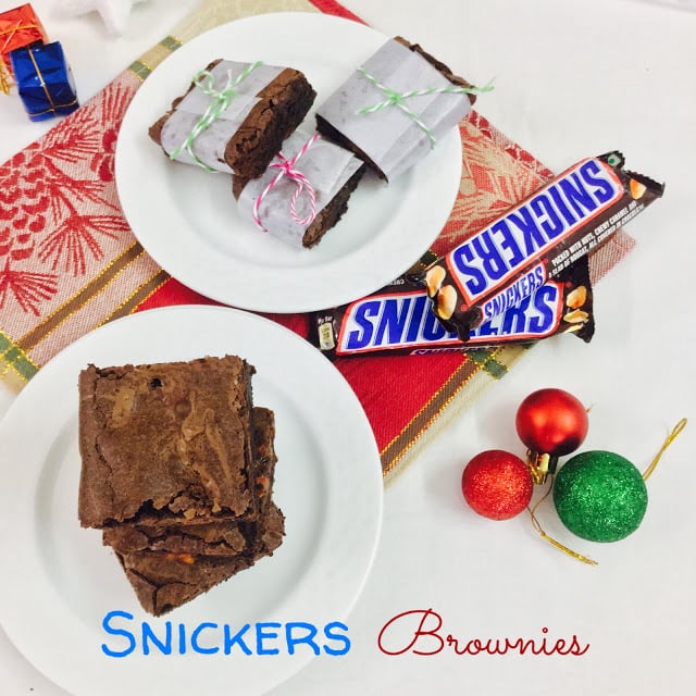 Perfect Snickers Brownies