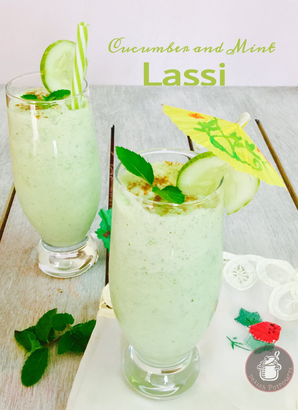 Mint Lassi Yogurt Mint Smoothie Recipe