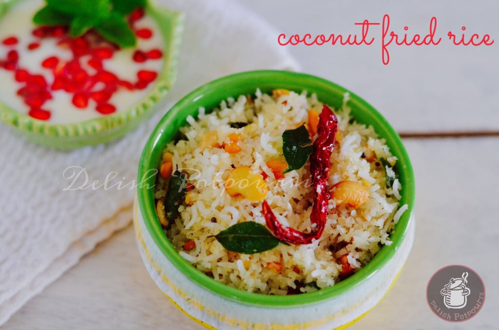 South Indian Style Coconut Fried Rice