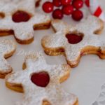 Gingerbread Man Linzer Cookies