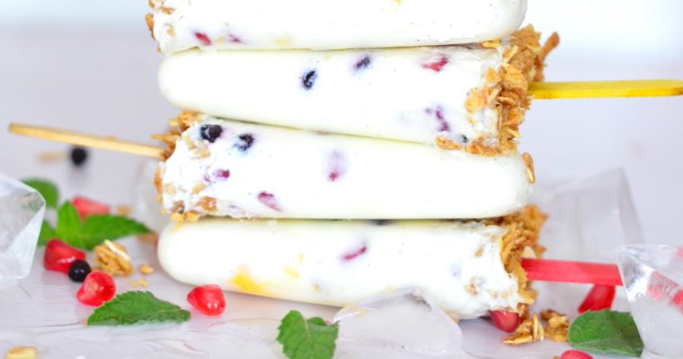 Yogurt Parfait Popsicles