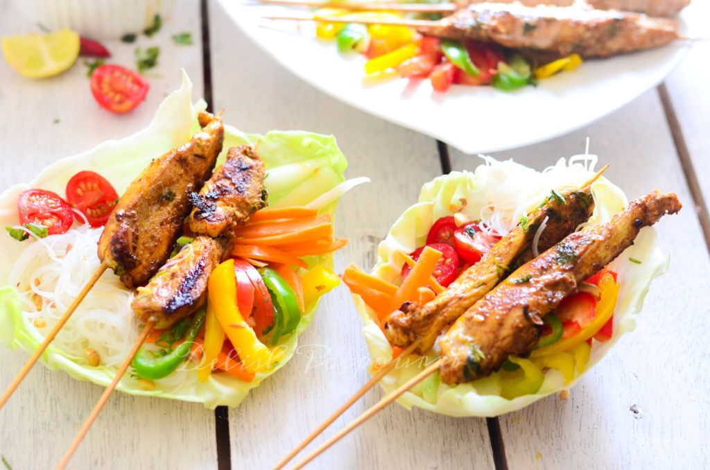 Chicken Satay on sticks 