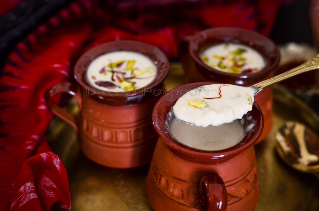 Kheera/Paneer kheer/Chhena payesh