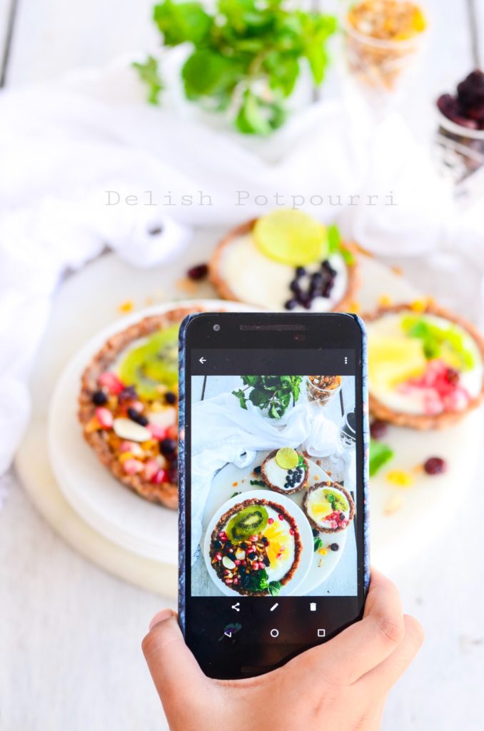 Lemon Greek Yoghurt and Fruit Tart 