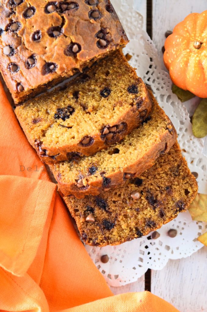 Pumpkin Chocolate Chip Bread 